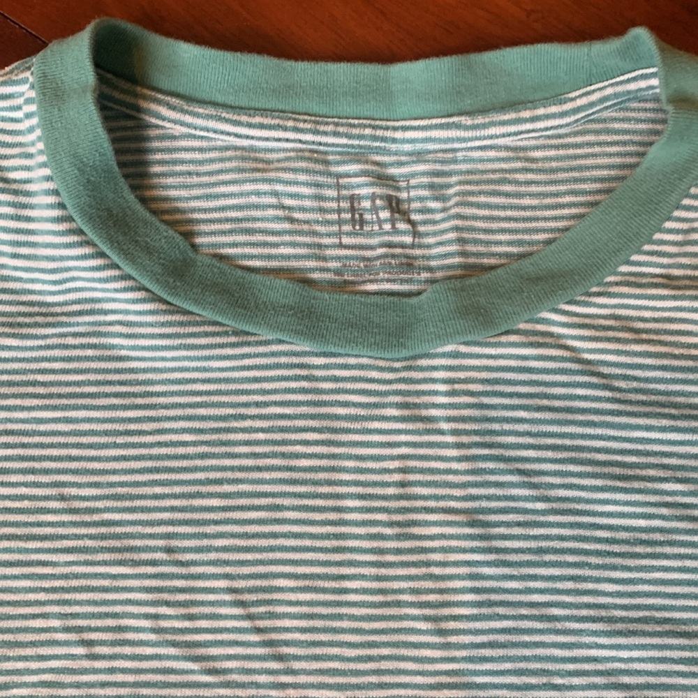 Linen blend tee shirt